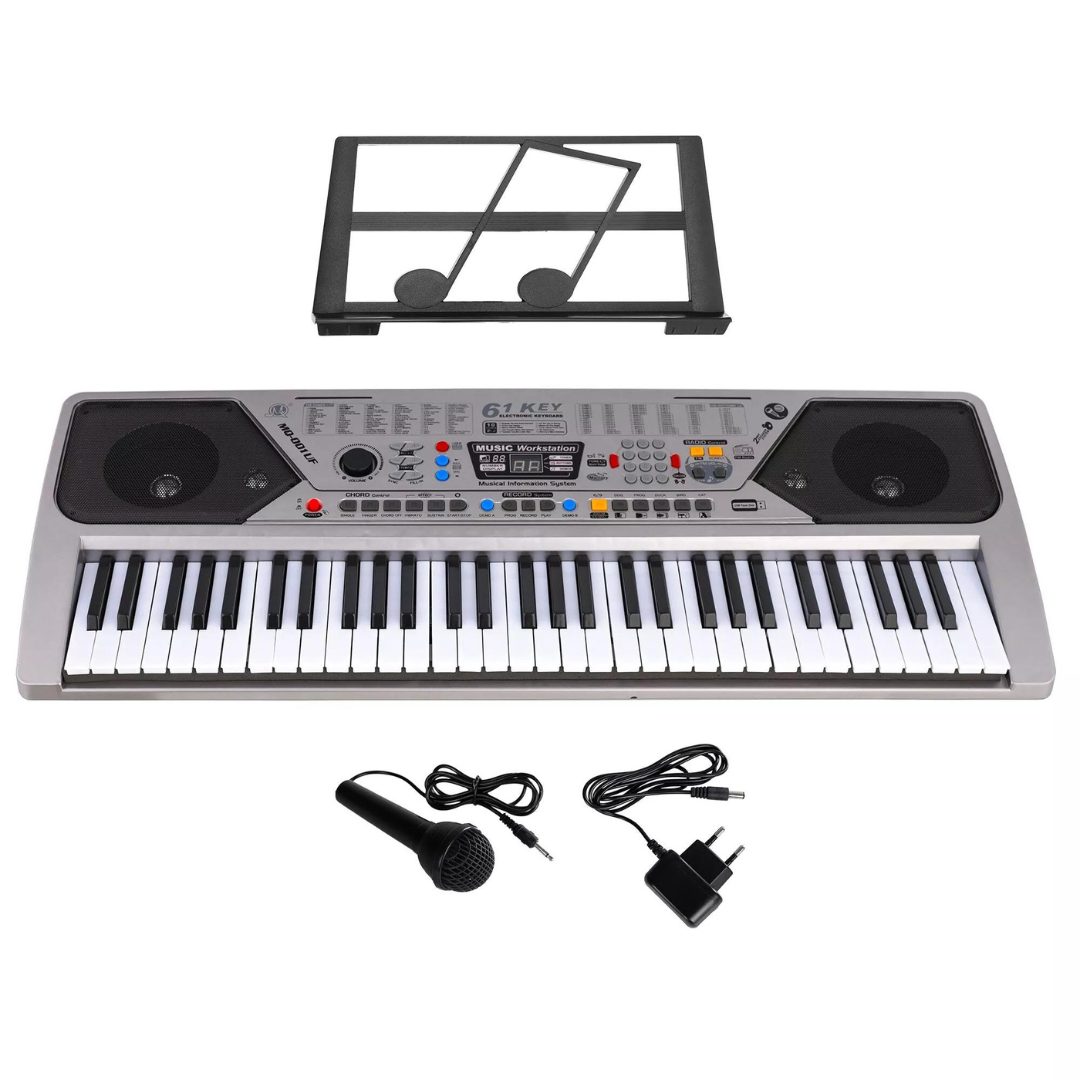 Orga electronica MQ-001UF Boxe,MP3,USB,Microfon,Claviatura 61 clape,100 de Ritmuri